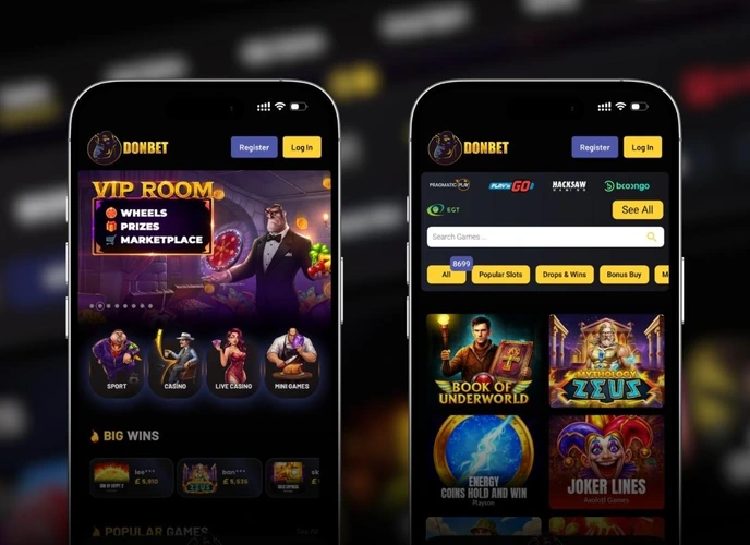 DonBet Casino App Screenshot